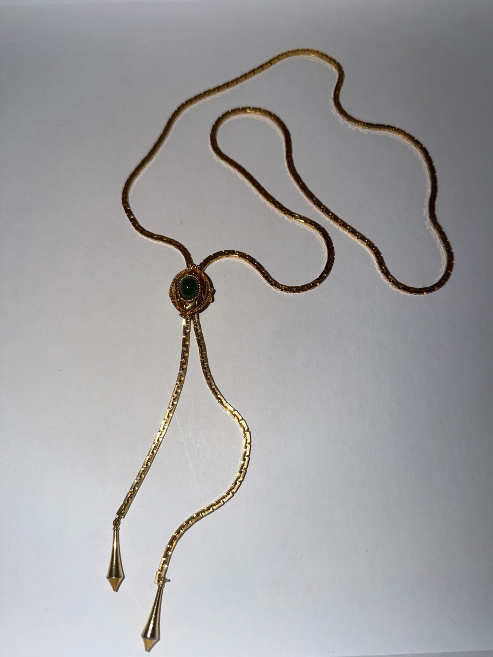 Vintage Sarah Coventry Gold-Tone Lariat Necklace